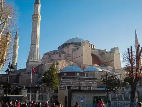  ?? — Photos: Jonathan Lee ?? Hagia Sophia is a unesco World Heritage site and is listed as among the seven wonders of the medieval world.