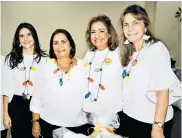  ??  ?? Liliana Vásquez, Karen Pardey, Luz Marina Trout y Teresina Russo.