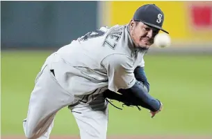  ?? JULIO CORTEZ THE ASSOCIATED PRESS FILE PHOTO ?? Felix Hernandez finished second in American League Cy Young voting in 2009 and won it a year later, then earned all-star honours in the next six seasons.