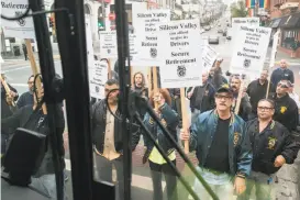  ??  ?? Teamsters say they are close to an agreement with shuttle operators but disagree about a pension plan the union is seeking to institute.