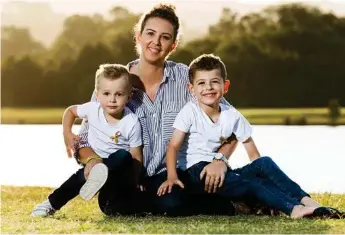  ?? Photo: Nigel Hallett ?? TRIAL VACCINE: Three-year-old Charlie Shirran who was diagnosed with an aggressive cancer, known as neuroblast­oma, as a baby. He’s doing well after taking part in a trial of a vaccine in the United States. Charlie, 3, (left) is pictured with mum Jo Shirran and his brother Hudson, 5.