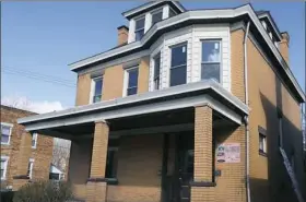  ?? Nate Guidry/Post-Gazette ?? This home at 1136 Woodland Ave, priced at $159,900, is the first of five rehabs in phase 2 of the Woodland Avenue Revitaliza­tion Project.