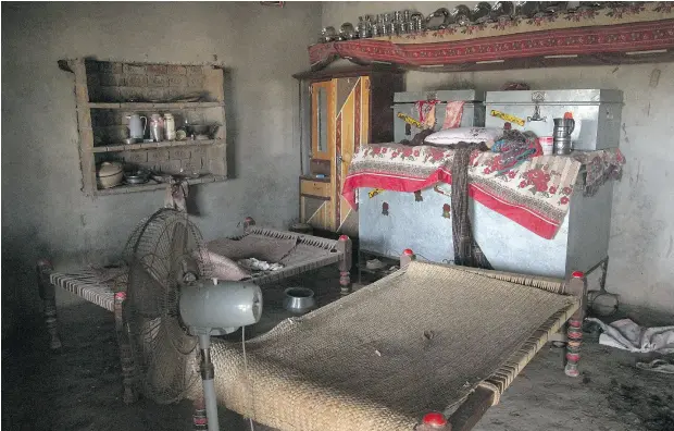  ?? SS MIRZA / AFP / GETTY IMAGES ?? A Pakistani teenage girl was raped in this room in the neighbourh­ood of Raja Ram in Muzaffarab­ad, a suburb of Multan. Members of the Pakistani village council have been arrested for ordering the rape of a teenage girl as punishment for another rape...