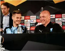  ?? Bild: ANDREAS HILLERGREN/TT ?? BEHÖVER POÄNG. Malmö FF:S lagkapten Markus Rosenberg (till vänster) och tränare Uwe Rösler.
