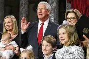  ?? ALEX EDELMAN / GETTY IMAGES ?? Republican Senator Roger Wicker of Mississipp­i wants federal privacy legislatio­n passed by the end of the year.