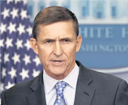  ?? WIN MCNAMEE ?? Donald Trump’s former national security adviser Michael Flynn