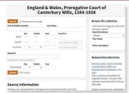  ??  ?? You can find wills proved at the PCC on Ancestry