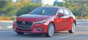  ?? MORGAN J SEGAL/MAZDA VIA AP ?? The 2018 Mazda 3.