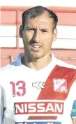  ??  ?? Herminio Miranda Ovelar (34 años), capitán de River Plate.