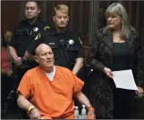  ?? RANDY PENCH/ SACRAMENTO BEE ?? Joseph James DeAngelo, the suspected Golden State Killer, is arraigned April 27, 2018, in a Sacramento courtroom and charged with a 1978 Rancho Cordova murder.