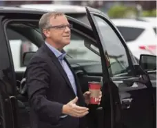  ?? JONATHAN HAYWARD/THE CANADIAN PRESS FILE PHOTO ?? Saskatchew­an Premier Brad Wall says that Canada’s premiers hope health care can be shoehorned into the prime minister’s climate change meeting.