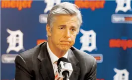  ??  ?? Dave Dombrowski llegó a los Tigres de Detroit en el 2002 como presidente de la novena y de inmediato asumió el puesto como gerente general en sustitució­n de Randy Smith.