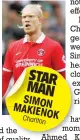  ??  ?? STAR MAN SIMON MAKIEN
OK Charlto
n