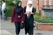  ??  ?? Two students at the Birmingham Metropolit­an College campus in Sutton Coldfield, West Midlands.