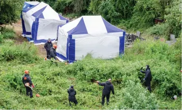  ??  ?? New lead: Police are exhuming graves in a cemetery near Natalie’s home