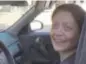  ??  ?? Syrian activist Razan Zaitouneh sits inside a car in Syria in this undated frame grab from a video