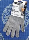  ?? Paul Stephen / Staff ?? Cut-resistant gloves are a sure way to protect fingertips for anyone using a mandolin slicer.