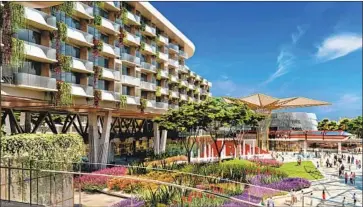  ?? Disneyland Resort ?? DISNEY is canceling its plans for a 700-room luxury hotel in Anaheim after the city ended a tax break.