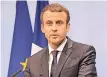  ?? FOTO: DPA ?? Macron versucht, Anhänger in anderen Fraktionen des Europäisch­en Parlaments zu gewinnen.