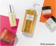  ??  ?? DHC products.