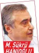  ??  ?? M. Şükrü HANİOĞLU