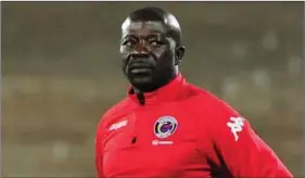  ??  ?? SuperSport United coach Kaitano Tembo