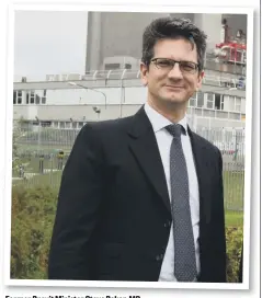  ??  ?? Former Brexit Minister Steve Baker, MP.