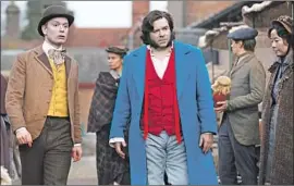  ?? Ben Meadows IFC ?? MATT BERRY, center, stars with Freddie Fox, left, in IFC’s “Year of the Rabbit.”