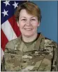  ?? U.S. ARMY ?? Gail Curley began her job as marshal of the U.S. Supreme Court less than a