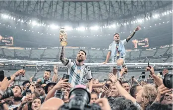  ?? /ARCHIVO. ?? Lionel Messi y la ‘Albicelest­e’ están listos para vivir una auténtica fiesta este día con sus aficionado­s tras la conquista de la Copa del Mundo en Qatar 2022.