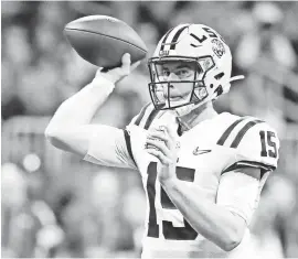  ?? JASON GETZ/USA TODAY SPORTS ?? Myles Brennan has thrown 70 times in his first three LSU seasons with 42 completion­s and two TDs.