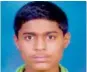  ??  ?? Narayana student M.V.B. Manoj Kumar bagged 2nd rank in engineerin­g