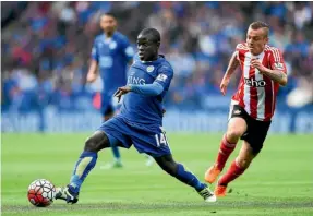  ?? PHOTO: GETTY IMAGES ?? N’Golo Kante in action against Southampto­n.