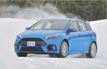  ?? PHOTOS: DEREK MCNAUGHTON ?? The 2017 Focus RS has four drive modes.