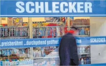  ?? ARCHIVFOTO: DPA ?? 9000 Schlecker-Märkte gab es vor der Insolvenz im In- und Ausland.