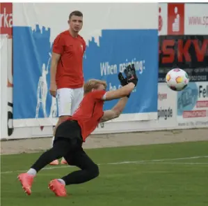  ?? ?? Tobias Müller wurde als Nummer drei Mitte August nachverpfl­ichtet. Zu Einsätzen kam er noch nicht.