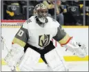  ?? Mark Humphrey The Associated Press ?? ”You never want your time to come at the expense of another, but that’s why I stay ready.” — Knights backup goaltender Malcolm Subban.