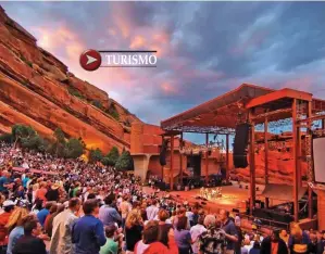  ??  ?? Arriba: un concierto en el Red Rocks Amphitheat­re, en la lista de cosas que ver antes de morir. Y el Mercado Central en RiNo, un paraíso foodie para comer y comprar víveres. Derecha: el estilo de vida saludable contagia a locales y turistas.