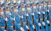  ?? AFP ?? A file photo of Serbian army honour guard taking part in a ceremony in Belgrade.