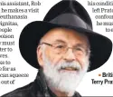  ?? AP FILE ?? British author Terry Pratchett