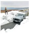  ??  ?? Late snow in Teesdale in April 2013, the last time spring got muddled with winter