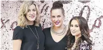  ??  ?? Katie Schaeffers, Chella Levesque and Elsa Corsi helped the Opus Hotel mark its 15th anniversar­y on a stylish note.