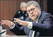  ?? REUTERS ?? William Barr testifies at a Senate judiciary committee.