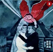  ??  ?? 3 Marc Chagall, «Il Matrimonio», 1918, Mosca, Tretyakov Gallery Sono alcune delle opere che saranno in mostra nel corso dell’anno a Padova, Venezia e Rovigo