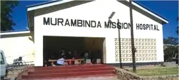  ?? ?? Government has introduced a nursing school at Murambinda Mission Hospital