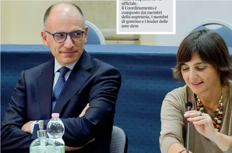  ?? (Imagoecono­mica) ?? I dem Il segretario del Partito democratic­o Enrico Letta accanto a Debora Serracchia­ni, dal 2021 vicepresid­ente del partito