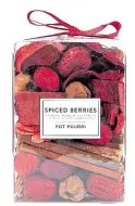  ?? ?? Red Spiced Berries Scented Pot Pourri, £3, George Home.