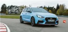  ?? Foto: Hyundai ?? Kann auch Rennstreck­e: der Hyundai i30 N.