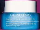  ??  ?? Clarins HydraQuenc­h Cream SPF 15
Dh275, Paris Gallery