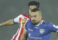  ??  ?? Dall’India Blasi con il Chennaiyin di Materazzi